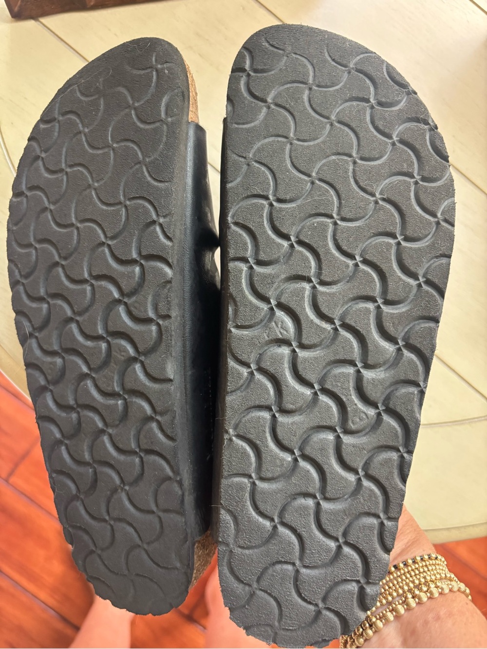 Birkenstock Black Two-Strap Sandals - Picture 2 of 2